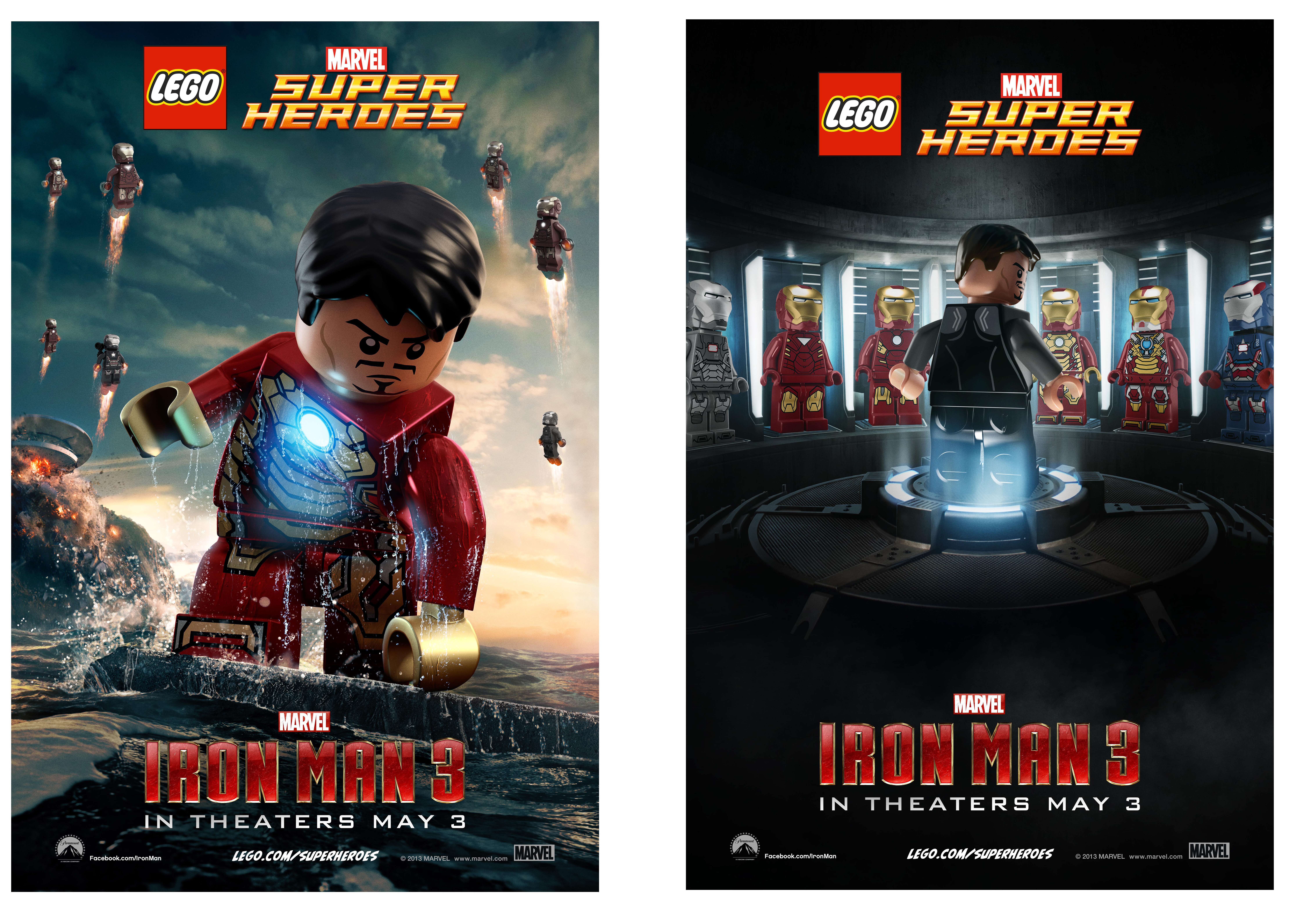 Marvel’s Iron Man 3 meets LEGO! #IronMan3