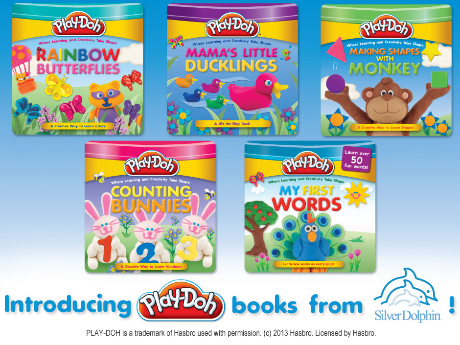 PLAY-DOH meets paper! New PLAY-DOH board books get kids learning!