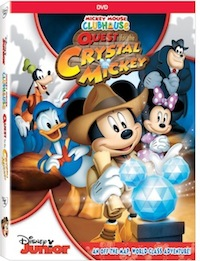 Head out on an adventure with the new DVD, Mickey Mouse Clubhouse: The Quest For Crystal Mickey!