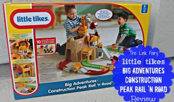 Having a blast with the Little Tikes Big Adventures Construction Peak Rail & Road Play Set!