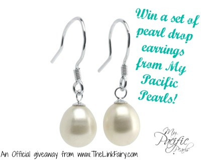 My Pacific Pearls Pear Earrings Giveaway