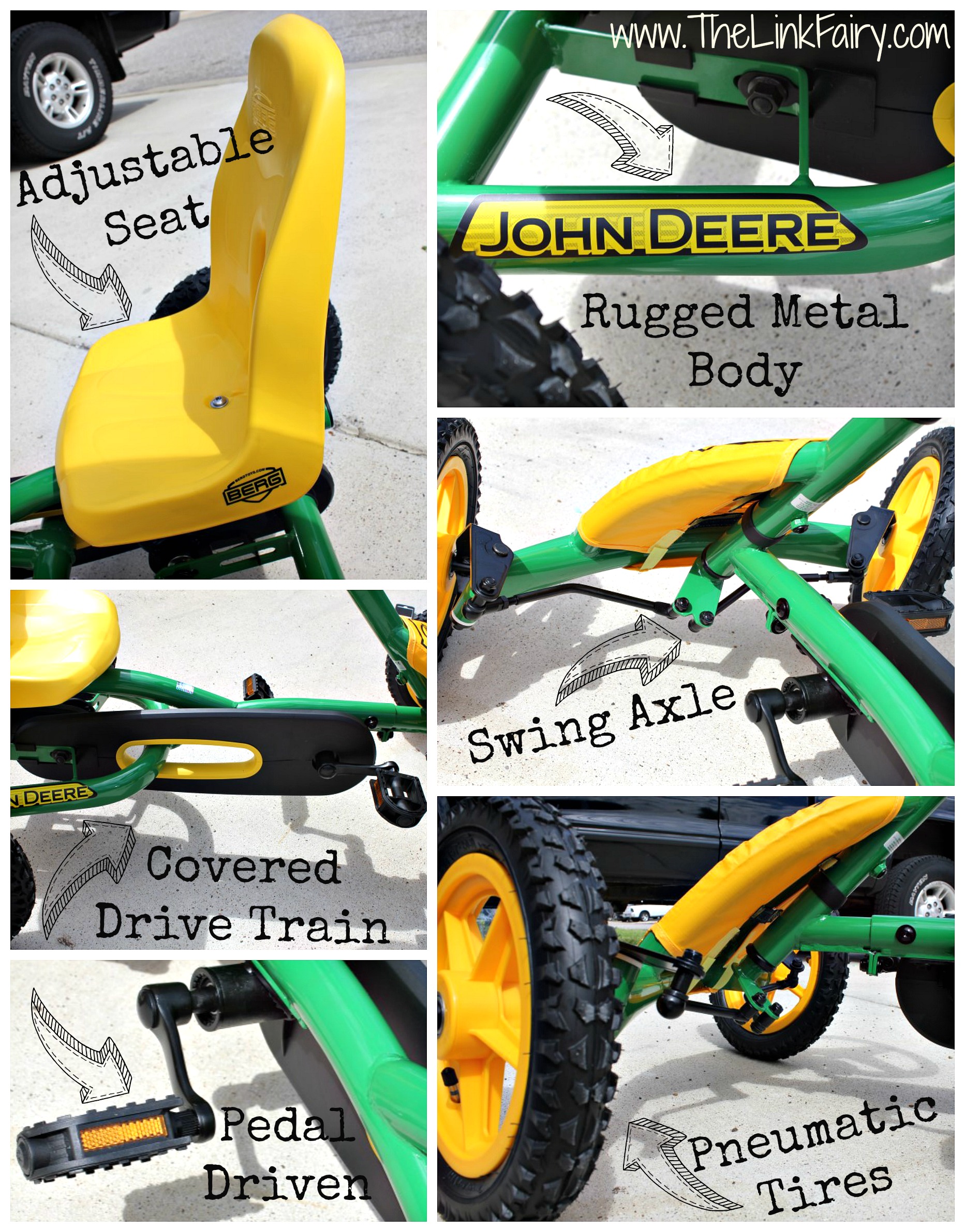 BERG John Deere Buddy Pedal Go-Kart Review