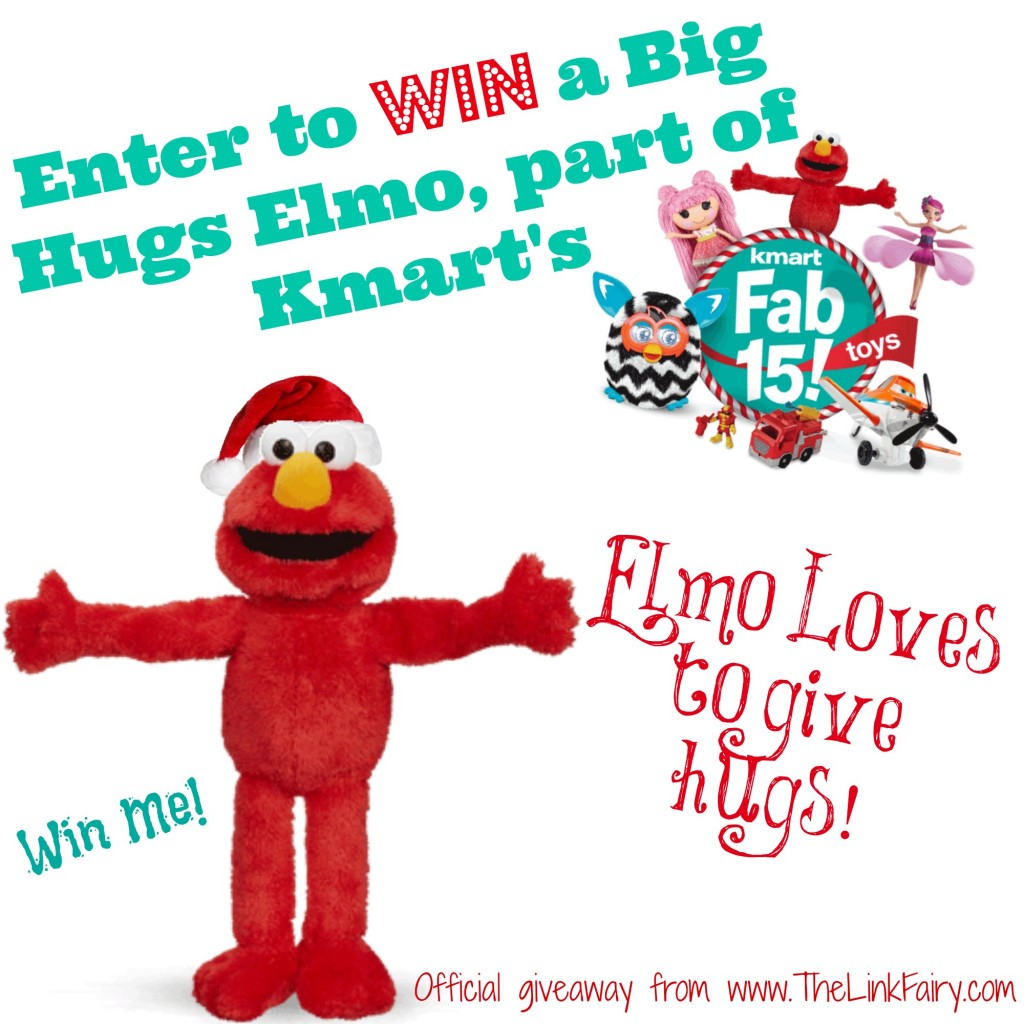 Big Hugs Elmo Giveaway