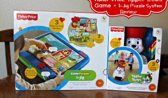 Get learning with the Lil’ Snoopy Tippin’ Treats Game & I-Jig Interactive Electronic Puzzle System from Fisher-Price!