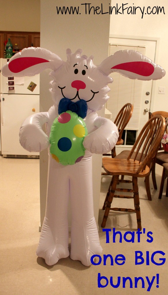 Giant inflatable Easter bunny from Oriental Trading Co