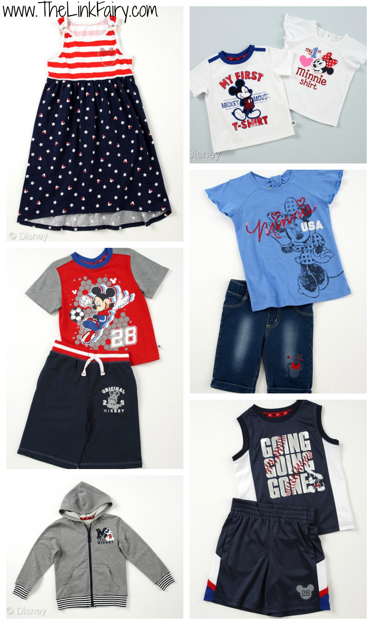 Just a few of the cute outfits available from the new Magic At Play line at Kohl's.  - Photos courtesy of Disney Consumer Products