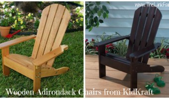 Create a child-sized patio oasis with personalized Adirondack chairs from KidKraft!