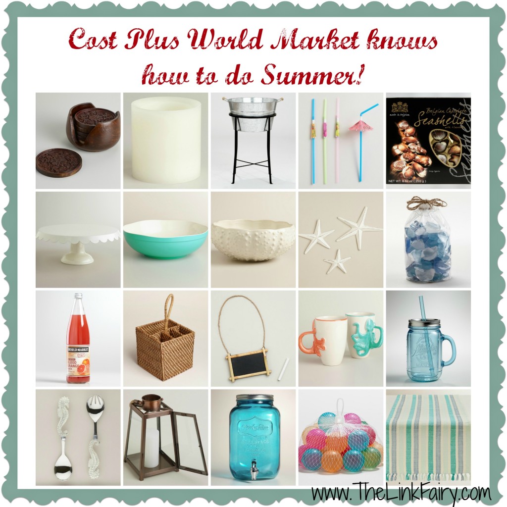 Summer products from cost plus world market