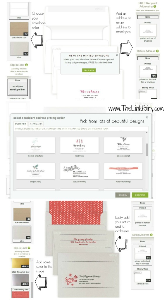 Easily design custom cards and envelopes with Minted.com