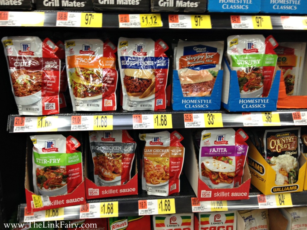 McCormick Skillet Sauces available at Walmart