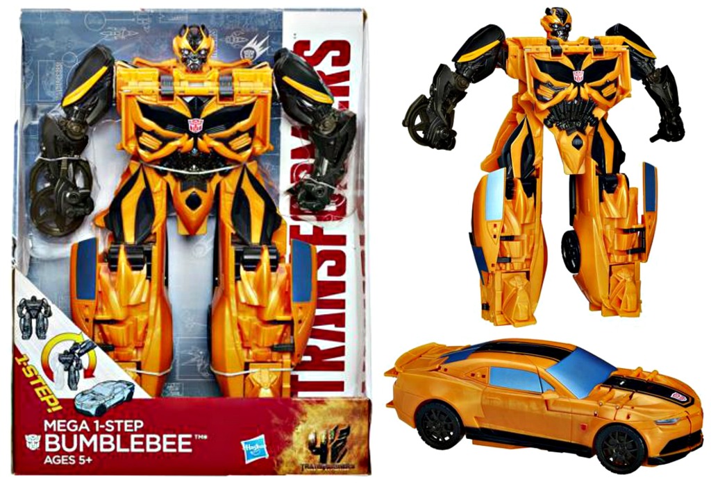 Transformers Age of Extinction Mega 1-Step Bumblebee Figure part of Walmart's #ChosenByKids holiday toy line