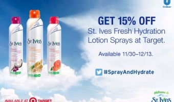 Treat Your Skin to Fresh Hydration with St. Ives and Target!