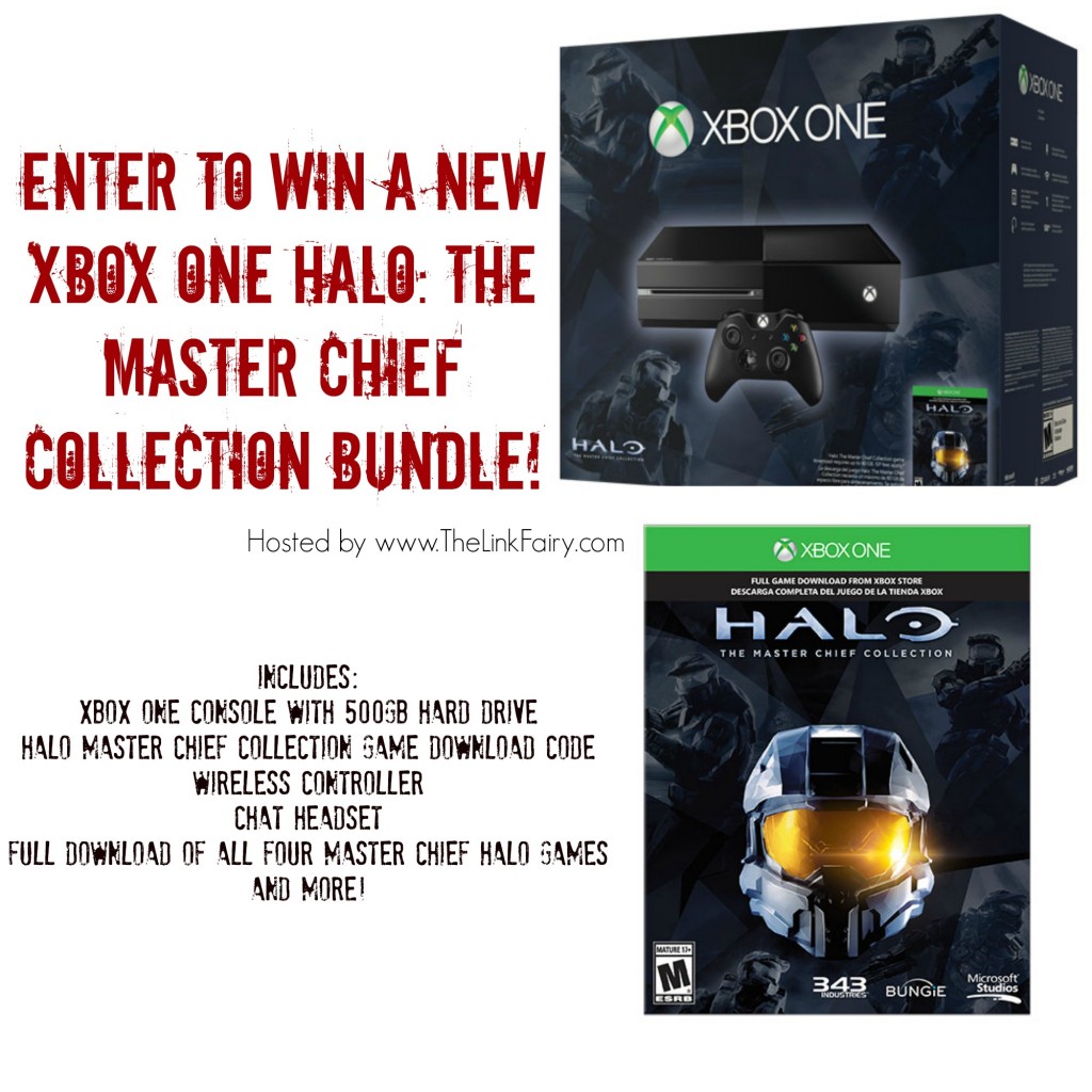Enter to win a new XBOX ONE Halo The Master Chief Collection Bundle at TheLinkFairy.com!
