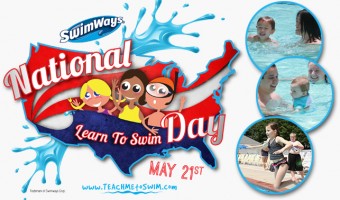 Get ready to swim with SwimWays National Learn To Swim Day & the SwimWays Baby Spring Float
