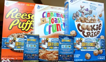 Make mornings fun with General Mills Cereals featuring exclusive Skylanders Battlecast cards