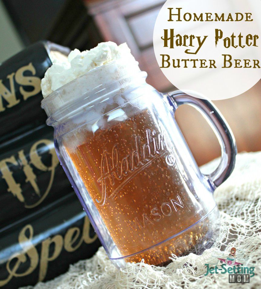 DIY Harry Potter Butter Beer recipe - Jet Setting Mom