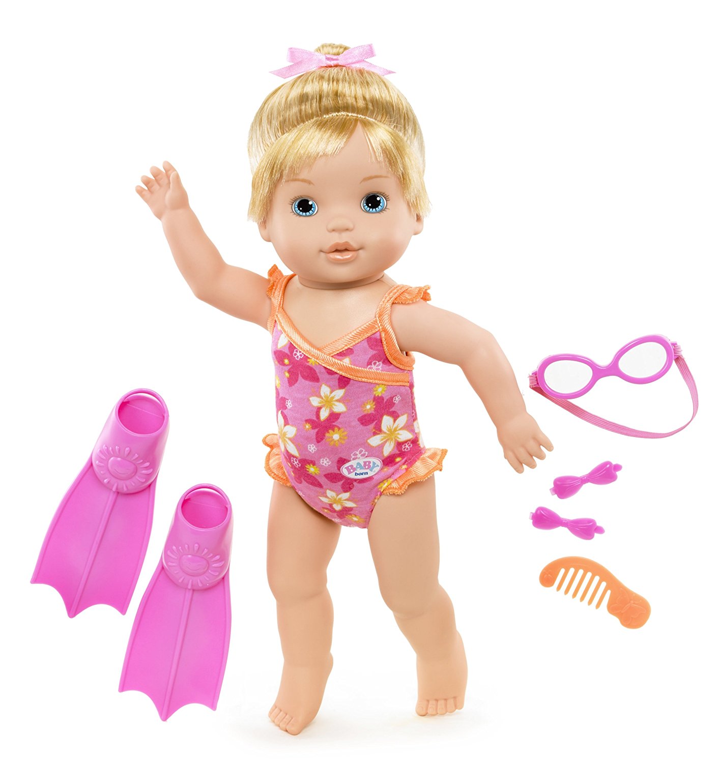 swimming baby doll toy